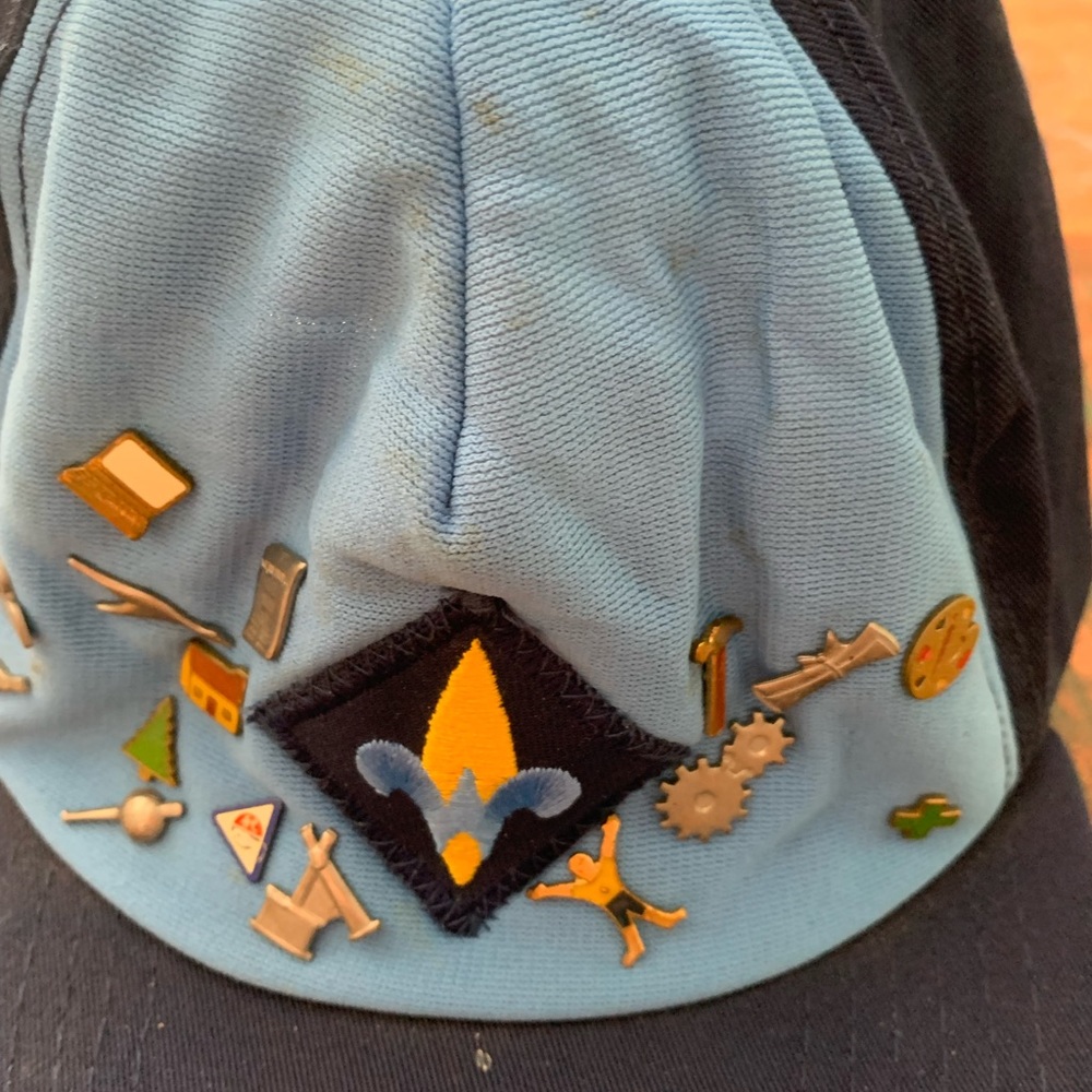 Vintage Cub Boy Scout Hat Pins Mother Father 90s BSA Florida Eagle Kid summer